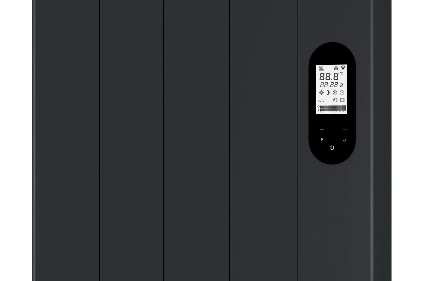 Quality Heating vertikaler Heizkörper Civetta Schwarz