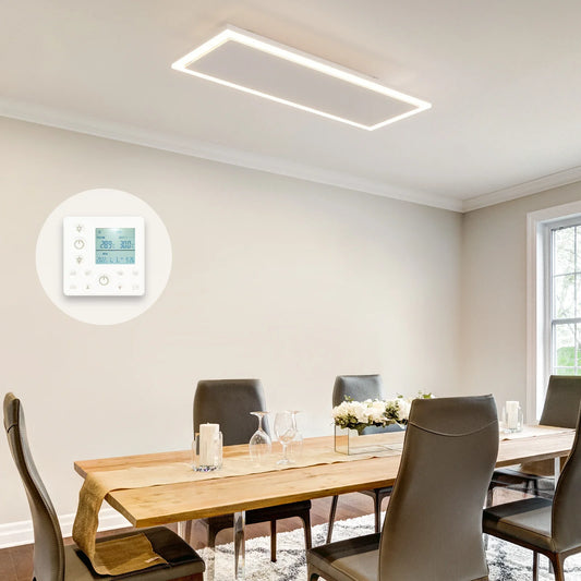 Infrarotpaneel QH-InfraGlow mit LED-Beleuchtung 135x39 cm 1.700 Watt