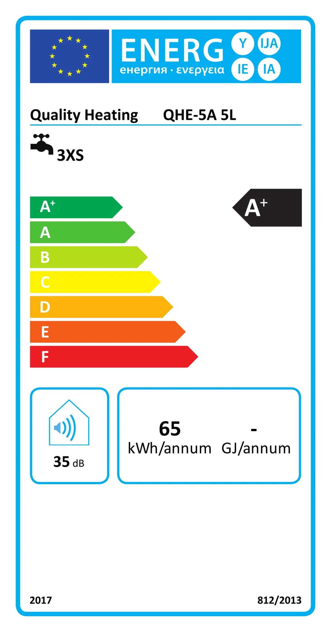 Unterbau-Warmwasserspeicher Küche 5 Liter 2.000 Watt Edelstahl QH-line