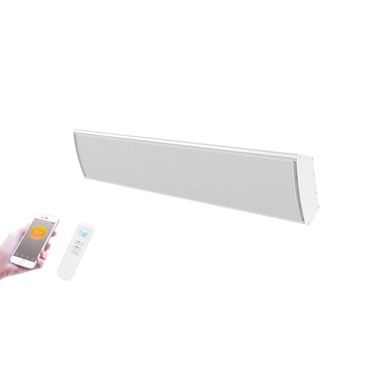 Infrarot-Terrassenheizstrahler Whitewarm WiFi 1.800 - 2.400 Watt