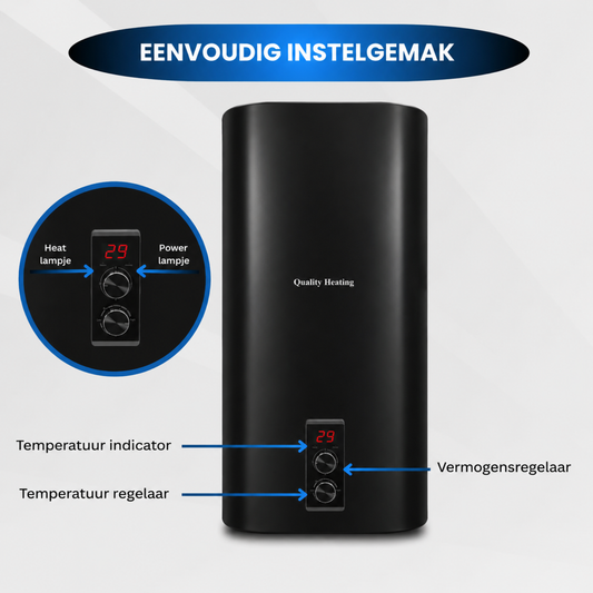 30 Liter QH Dual-Elektro-Warmwasserspeicher mit digitaler Bedienung