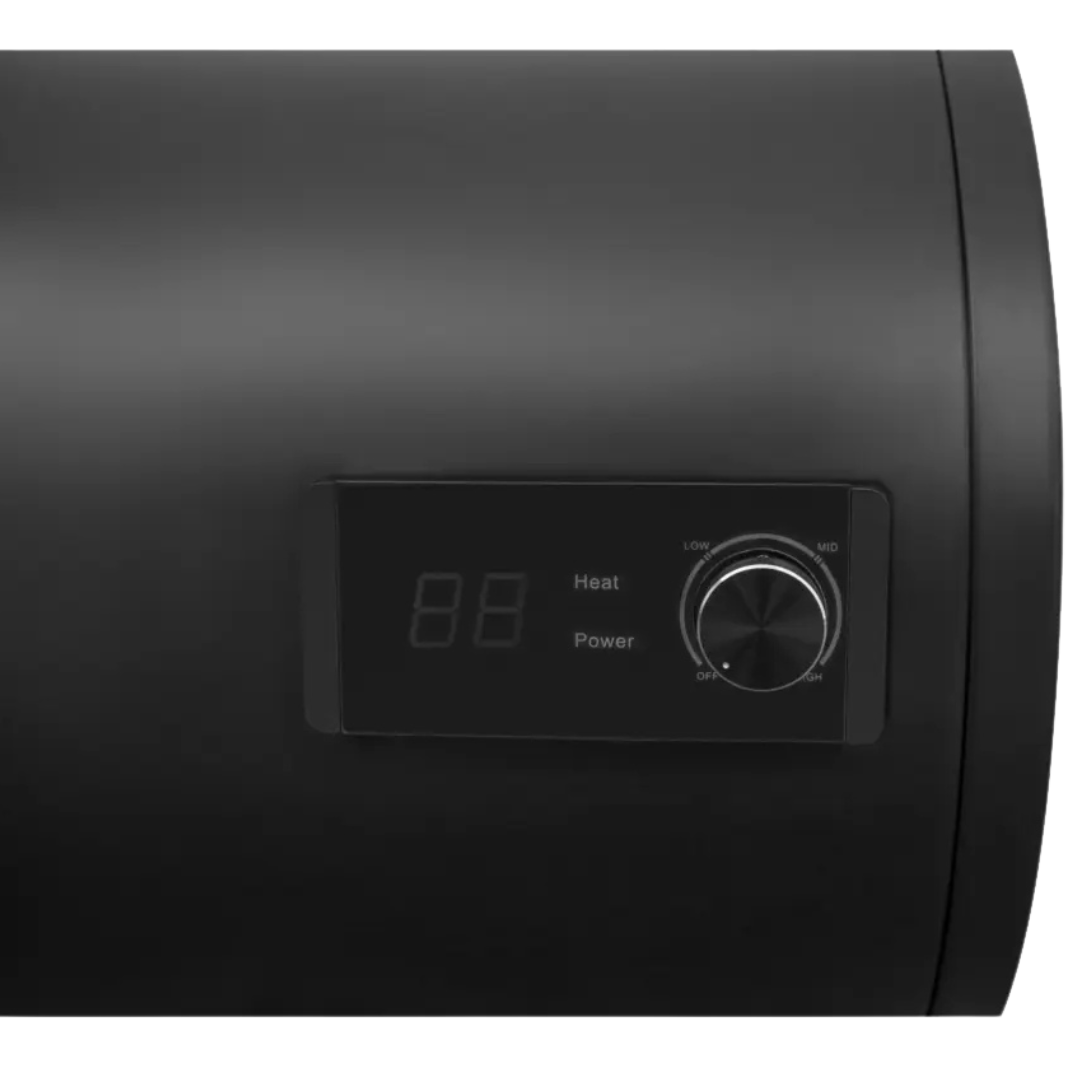 100 Liter QH Dual-Elektro-Warmwasserspeicher mit Bodenmontage und digitaler Bedienung