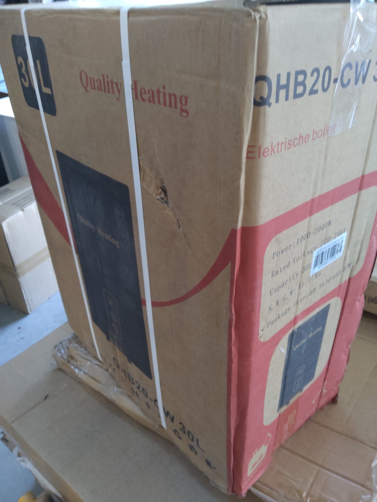 Zweite Wahl - 30 Liter QH Dual Elektro-Warmwasserspeicher mit digitaler Bedienung - Default