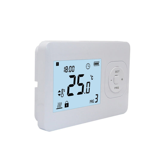Zeitschaltthermostat für Heizkessel (CV) - Digital - Ein/Aus - Weiß