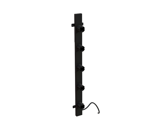 Elektrischer Handtuchheizkörper Gold mit Thermostat L-SR0004-T