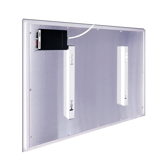 Spiegel mit LED-Beleuchtung und Infrarotheizung 60 x 100 580 Watt