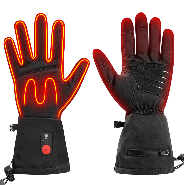 Beheizte Fahrradhandschuhe - 3 Heizstufen