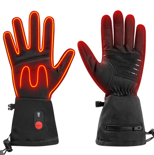 Beheizte Fahrradhandschuhe - 3 Heizstufen