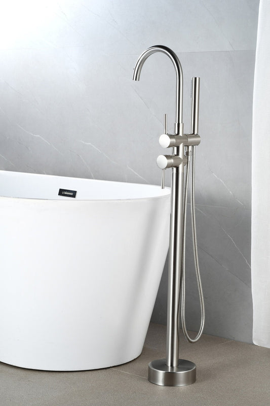 Standarmatur für Badewanne - mit Handbrause - Chrom