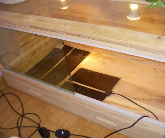 QH Heizmatte 14 x 15 cm mit Dimmer und Ein/Aus-Schalter
