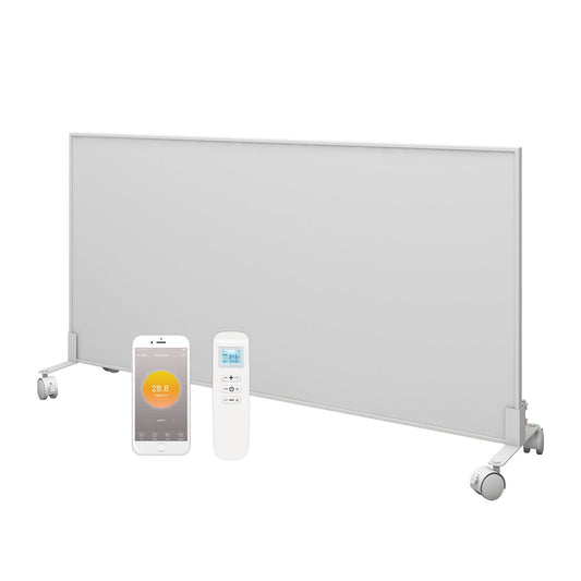 Mobiles Infrarotpaneel QH-OR Serie 350 oder 700 Watt mit Rädern inklusive