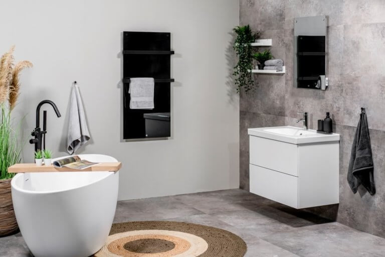 Badezimmer und Toilette
