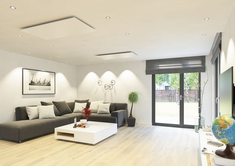 Wohnzimmer und Schlafzimmer