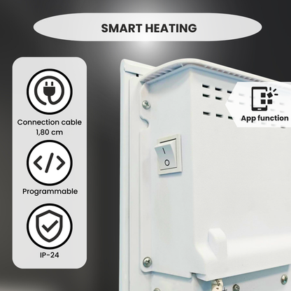 Quality Heating - Eco Slim WiFi Weiß