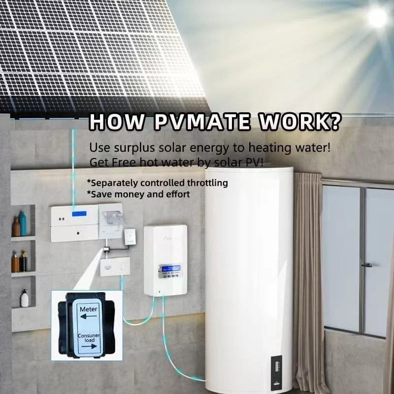 QH Wateraccu Solarenergie Wateraccu – Elektrischer Warmwasserspeicher Wateraccu – Wateraccu mit AA-Batteriesteuerung
