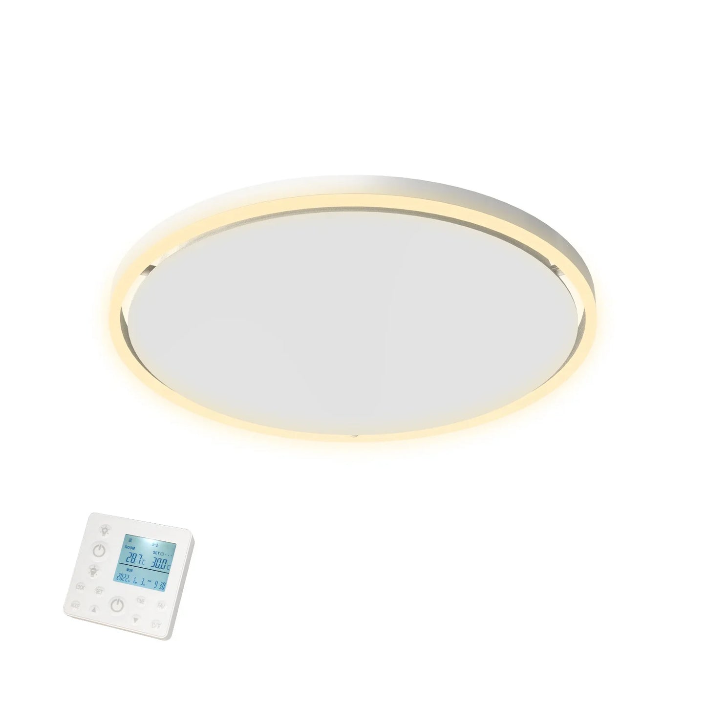 Serie QH-GlowRing Infrarotpaneel mit LED-Beleuchtung 56 cm 750 W