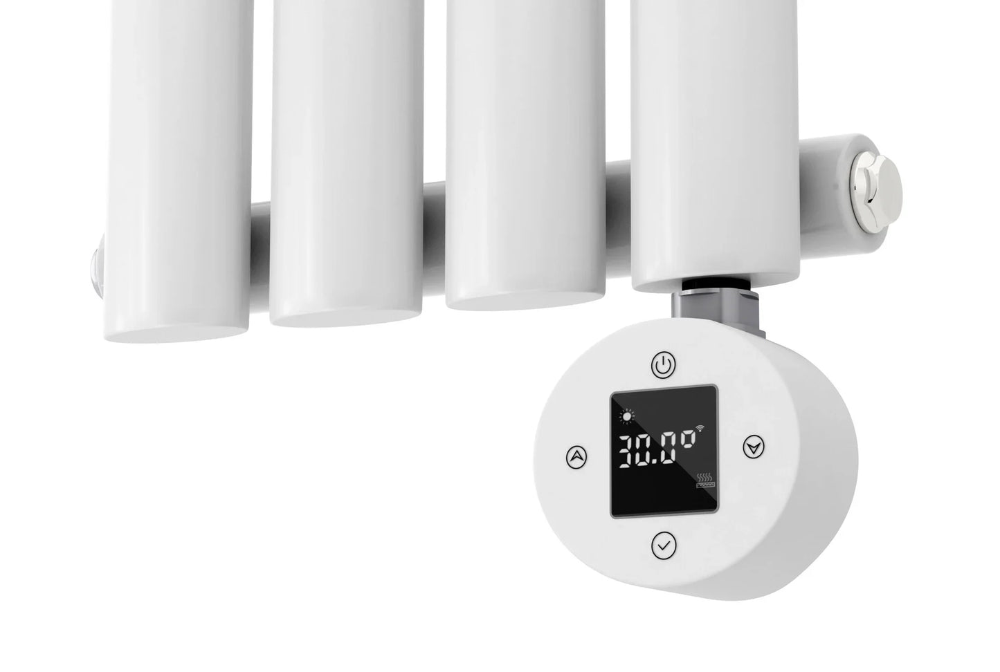 Vertikaler Elektroheizkörper Weiß Calysta 1.000 Watt
