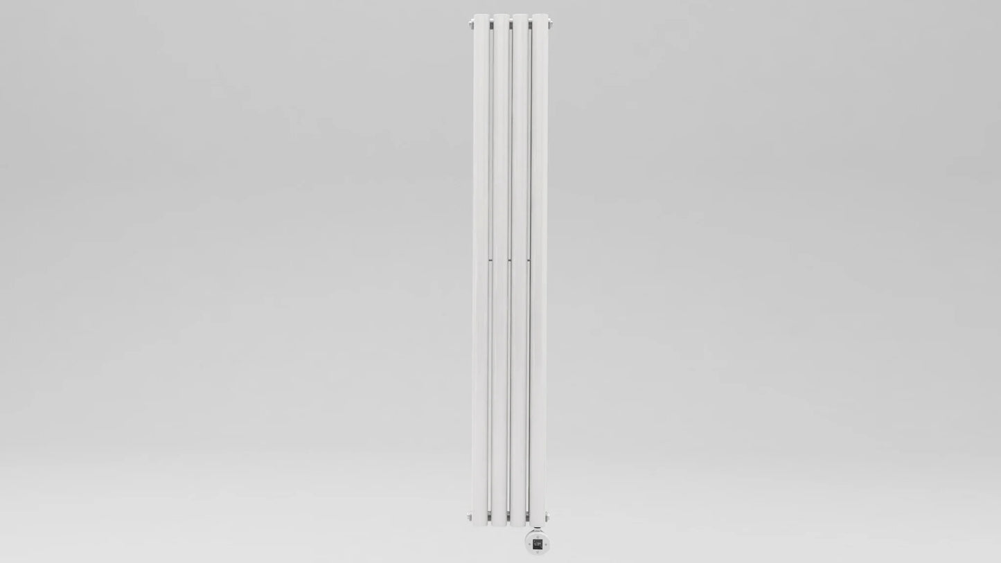 Vertikaler Elektroheizkörper Weiß Calysta 1.000 Watt
