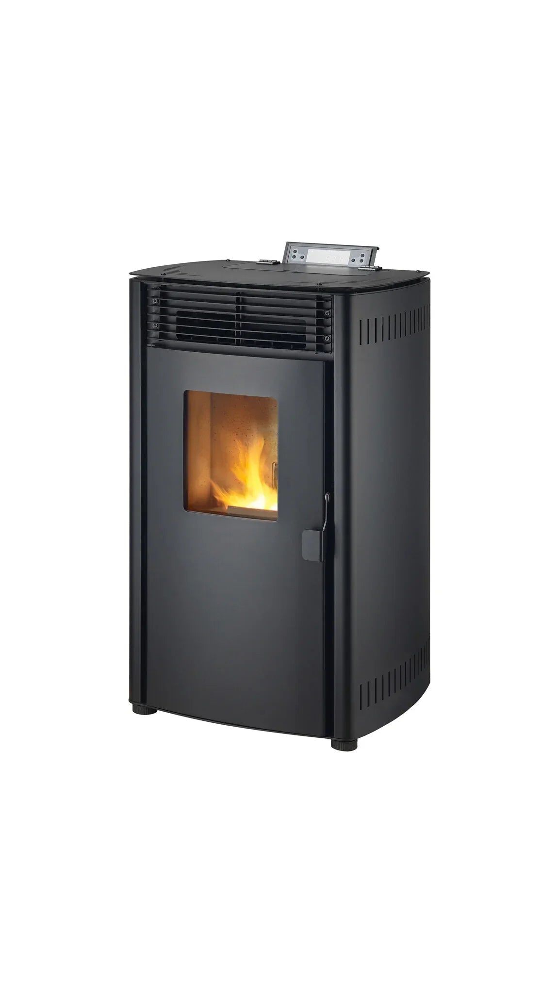 Pelletofen - 8,8 kW - für 60-80 m² - 5 Stufen - Timer - CR05 Schwarz