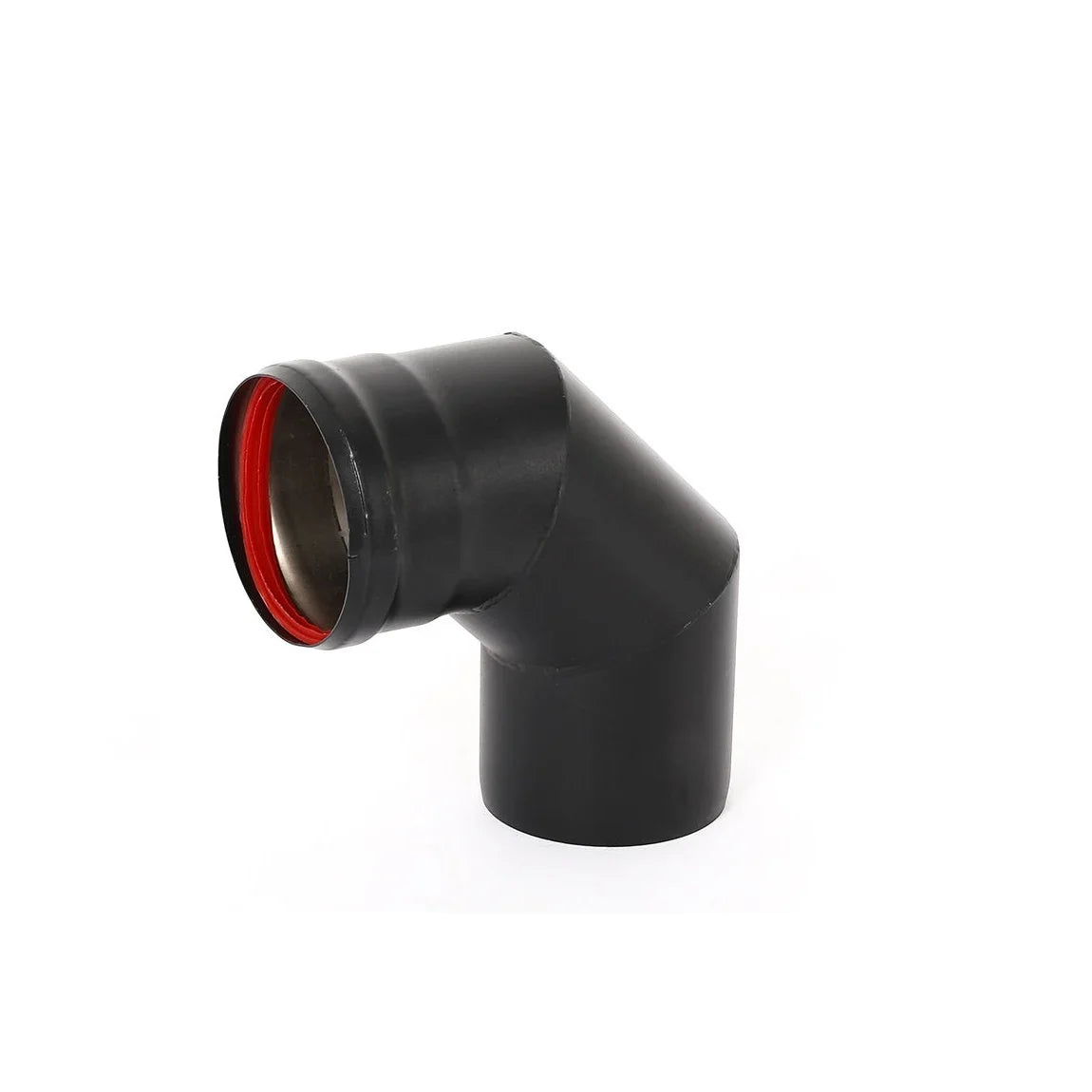 Rohrset für Pelletofen - Ø 80 mm - Kohlenstoffstahl - Komplettlösung