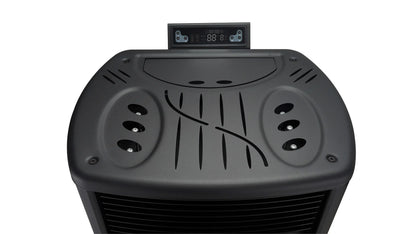 Pelletofen - 9,9 kW - für 80-100 m² - 5 Stufen - Timer - CR9 - Doppeltür