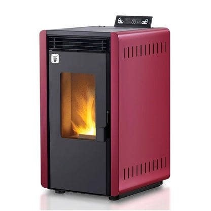 Pelletofen - 6 kW - für 40-60 m² - 5 Stufen - Timer - CR10-2