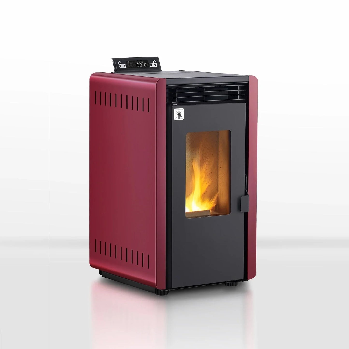 Pelletofen - 6 kW - für 40-60 m² - 5 Stufen - Timer - CR10-2