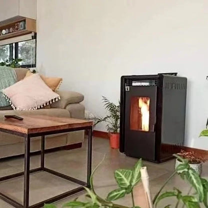 Pelletofen - 6 kW - für 40-60 m² - 5 Stufen - Timer - CR10-2