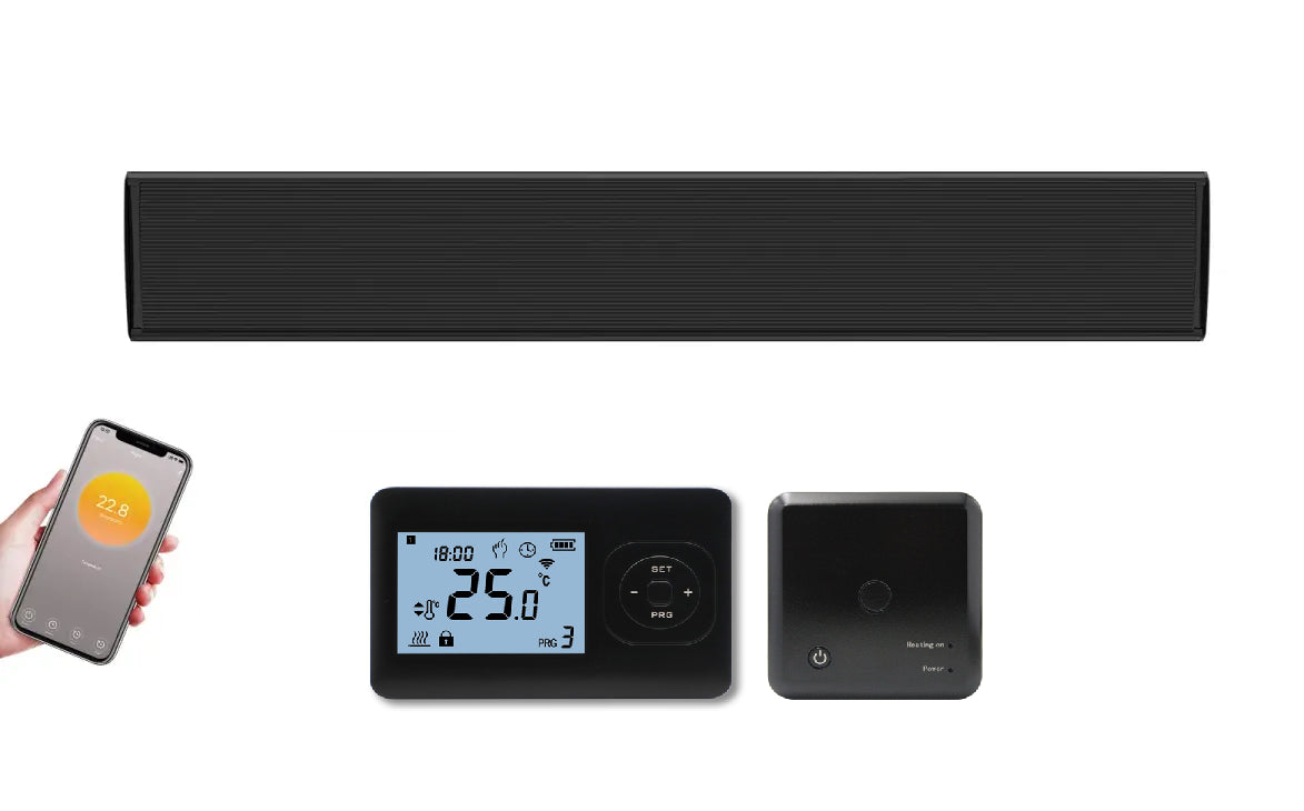 Infrarot-Terrassenheizung Thermolux mit WLAN und Thermostat