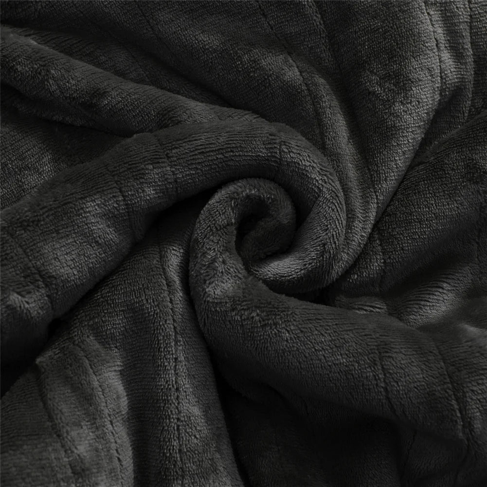 Elektrische Heizdecke - Heizdecke - 1 Person - 180x150 cm - Fleece - Grau