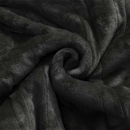 Elektrische Heizdecke - Heizdecke - 1 Person - 180x150 cm - Fleece - Grau