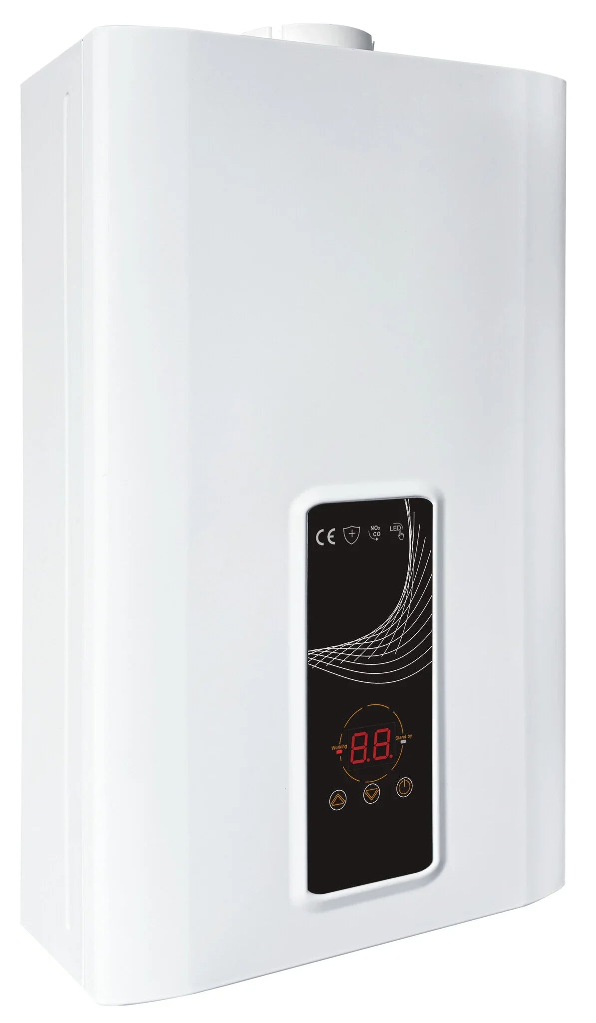 EcoTherm elektronischer Durchlauferhitzer 230 V, digital, 13 L, Low-NOx, Propan, geschlossene Kammer