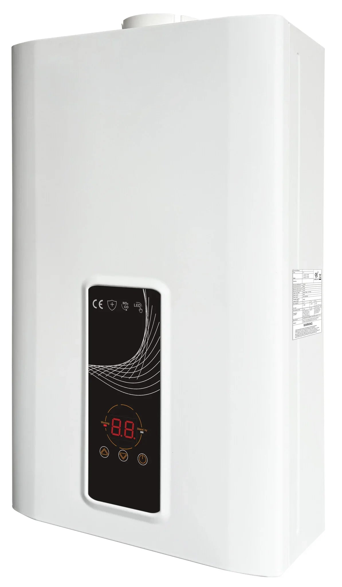 EcoTherm elektronischer Durchlauferhitzer 230 V, digital, 13 L, Low-NOx, Propan, geschlossene Kammer