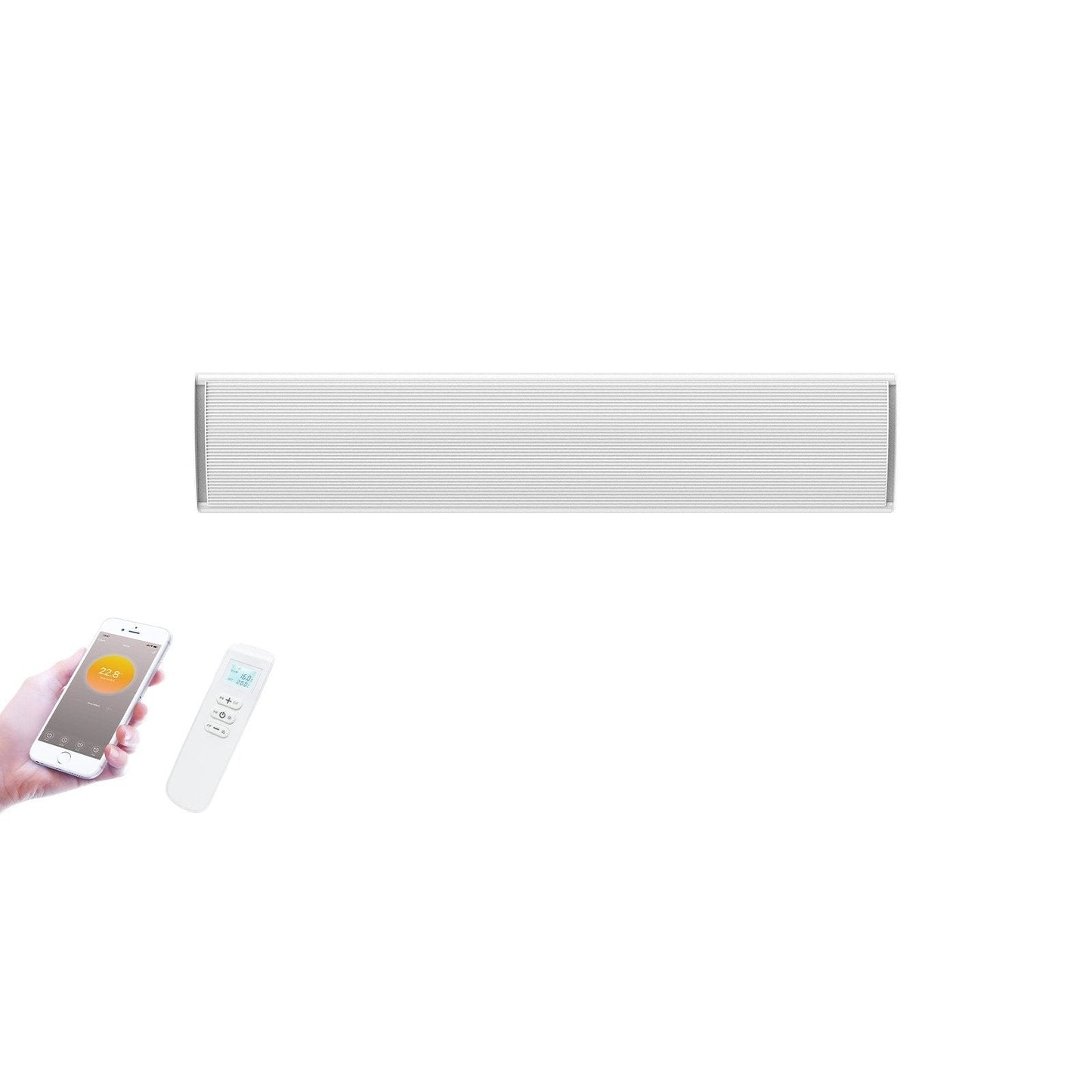 Infrarot-Terrassenheizstrahler Whitewarm WiFi 1.800 - 2.400 Watt