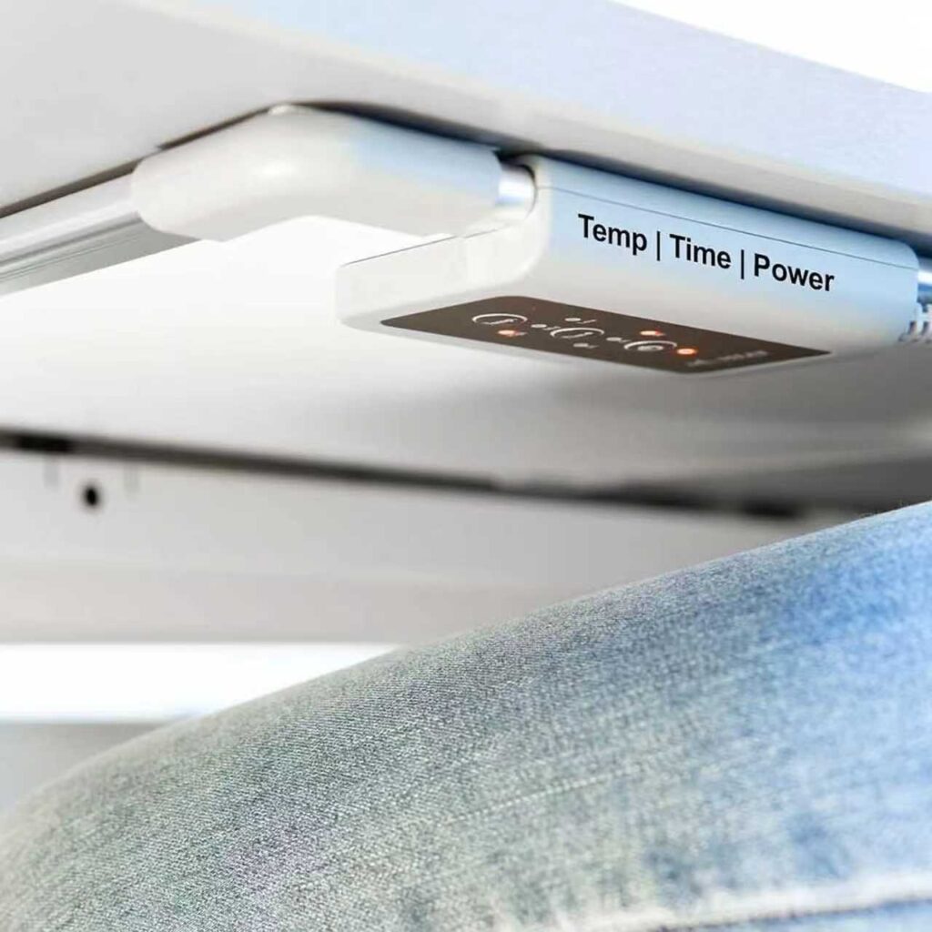 Infrarotheizung für Schreibtisch - 100 Watt - 30 x 50 cm