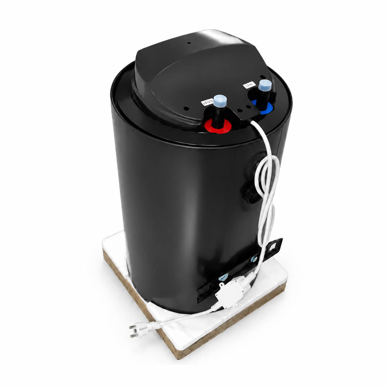 50 Liter QH V2 Dual-Tank-Elektro-Warmwasserspeicher mit digitaler Bedienung