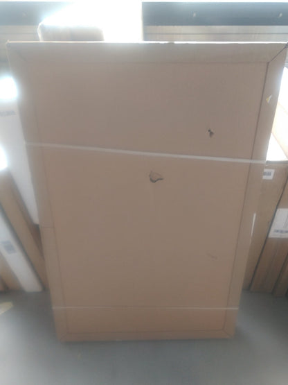 Zweite Wahl - Wandspiegel asymmetrisch, integrierte LED-Beleuchtung und Antibeschlag-Funktion, 100 cm breit und 65 cm hoch - Standard