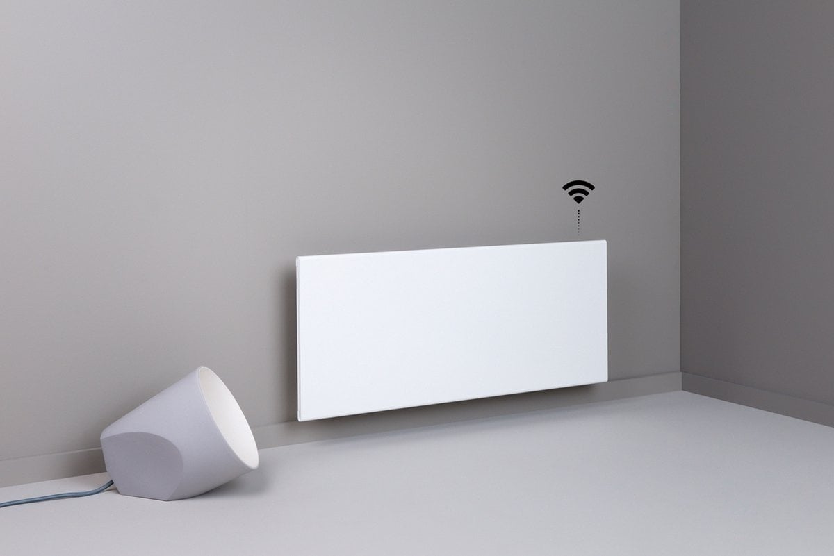 Zweite Wahl - Quality Heating - Eco Slim WiFi Weiß - Eco Slim - 61,5 x 5 x 40 cm - 1.000 Watt