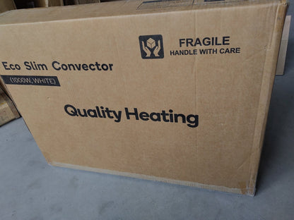 Zweite Wahl - Quality Heating - Eco Slim WiFi Weiß - Eco Slim - 61,5 x 5 x 40 cm - 1.000 Watt