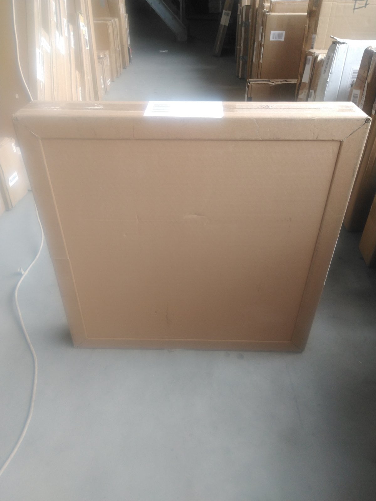 Zweite Wahl - Rundspiegel 60 cm mit schwarzem Rahmen, LED-Beleuchtung und Antibeschlag-Funktion - Standard