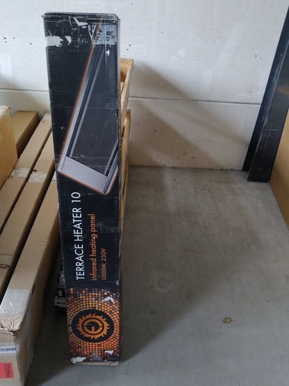 Zweite Wahl - Infrarot-Terrassenheizstrahler Ecosun 1000 - 1.500 Watt - Infrarot-Terrassenheizstrahler Ecosun 1.000 Watt