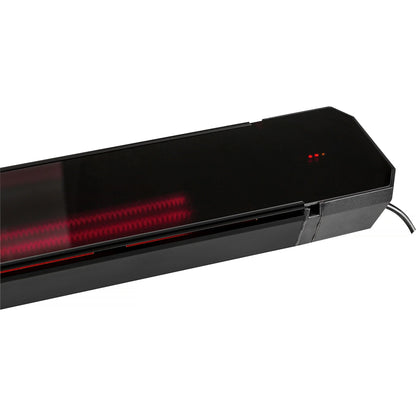 Zweite Wahl - Infrarot-Terrassenheizstrahler Calore Black Heater einstellbar mit 1.600 - 3.200 Watt - 2.200 Watt 1160*180*77mm