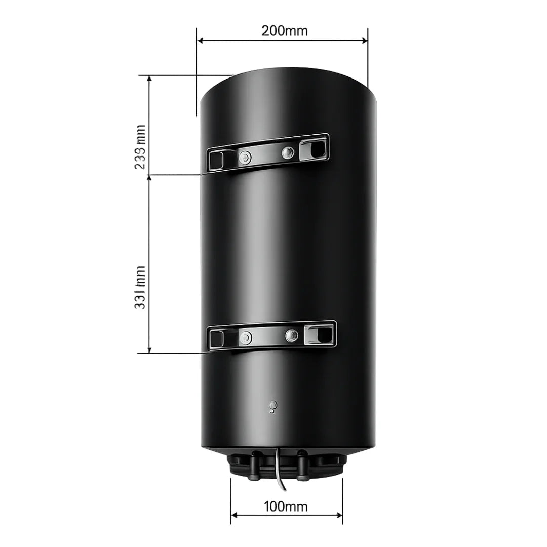 80 Liter QH V2 Dual-Tank-Elektro-Warmwasserspeicher mit digitaler Bedienung