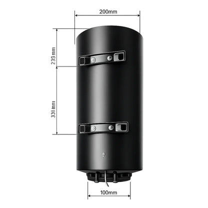 80 Liter QH V2 Dual-Tank-Elektro-Warmwasserspeicher mit digitaler Bedienung