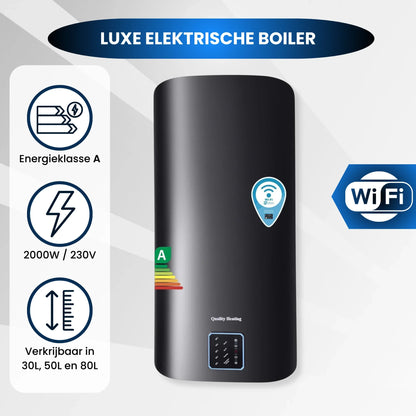 80 Liter Performance QH WiFi Dual-Elektro-Warmwasserspeicher mit digitaler Bedienung