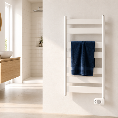 Adax Wave elektrischer Handtuchheizkörper 300 - 750 Watt Weiß