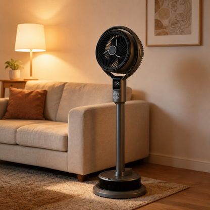Nebelventilator mit Fernbedienung, Timer und Luftbefeuchter