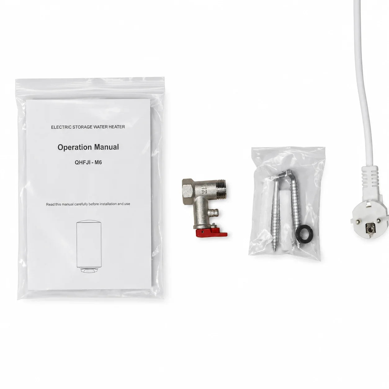 120 Liter QH Dual-Elektro-Warmwasserspeicher mit digitaler Bedienung