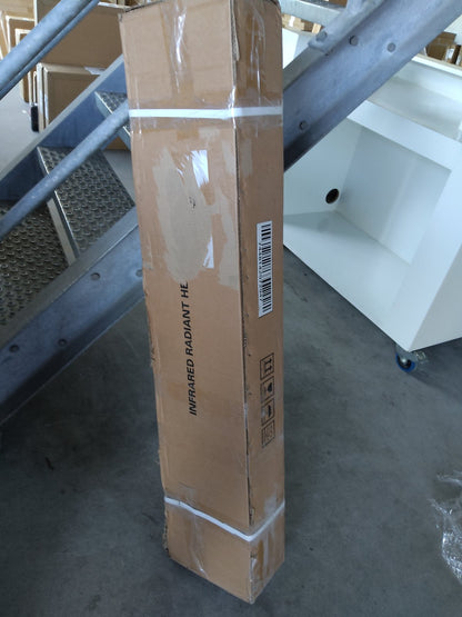Zweite Wahl - WiFi-Infrarot-Terrassenheizstrahler Black Heater 1.800 - 2.400 Watt - 1.800 Watt