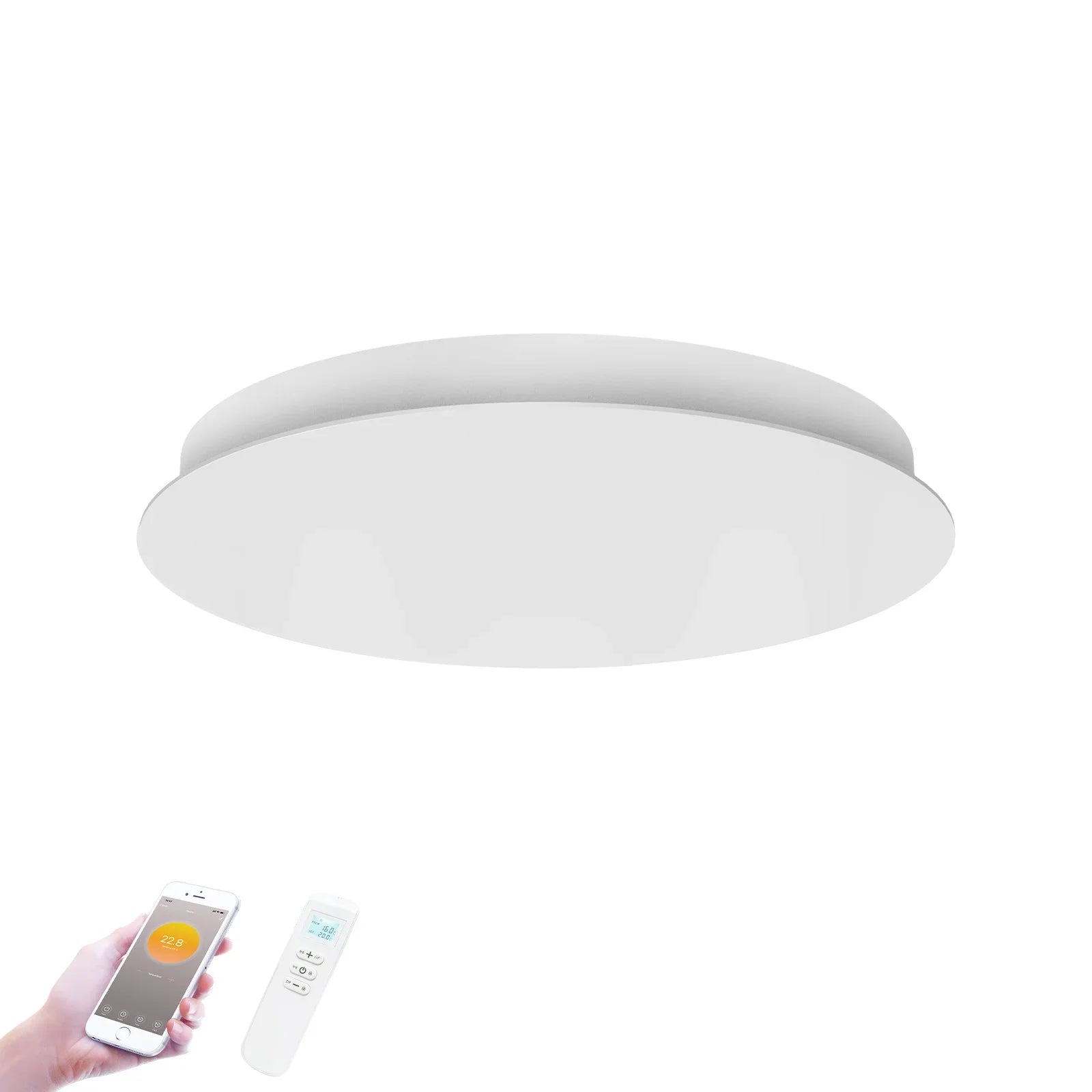 Zweite Wahl - QH-ThermoAura-Serie WiFi rund, 750 Watt, Durchmesser 55,4 cm - Standard